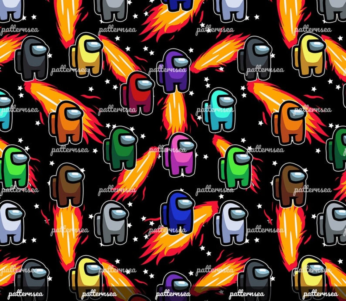 Among us Fabric Etsy