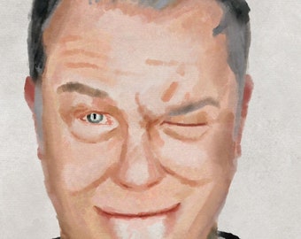 James Hetfield Painting Art Print: Metallica Fan Gift (A4)