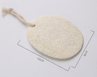 100% Natural Loofah Exfoliating Pad - Loofah Body Scrubber - Loofah Sponge - Organic Biodegradable Loofah - Exfoliating Body Sponge