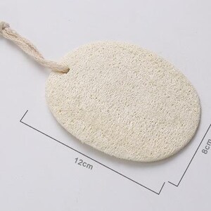 10 Pieces-100% Natural Loofah Exfoliating Pad - Loofah Body Scrubber - Loofah Sponge-Organic Biodegradable Loofah - Exfoliating Body Sponge