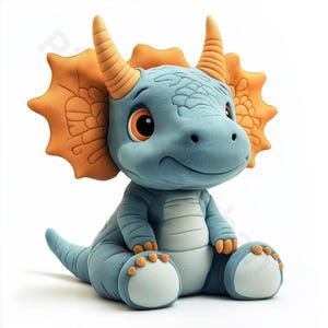 Juego de 12 imágenes prediseñadas de dinosaurios bebés en formato PNG / Dibujos animados de dinosaurios en acuarela de alta calidad / Descarga digital imprimible para manualidades en papel y diarios basura