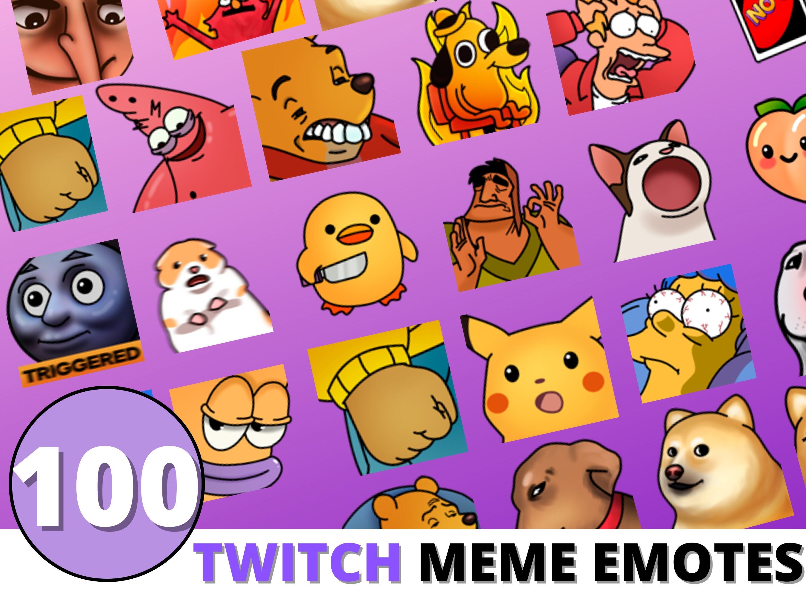 12 Giga Chad Meme Emote Pack Meme Emote Twitch Discord -  in