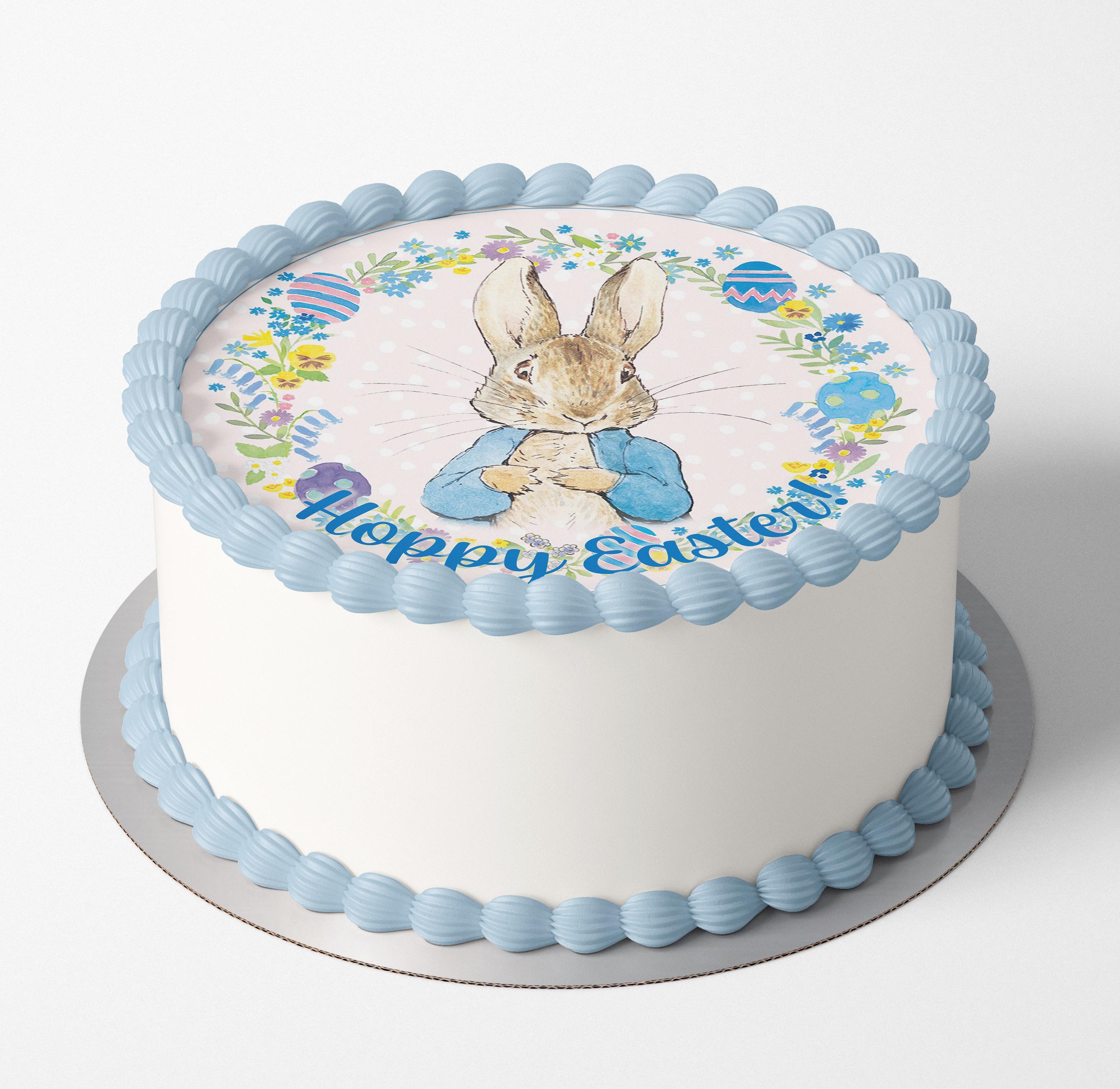 Peter Rabbit Wafer Easter Peter Rabbit Wafer / Icing Cake Topper - Etsy