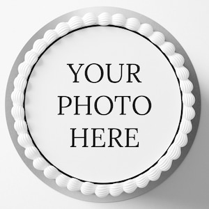 Custom wafer / icing cake topper