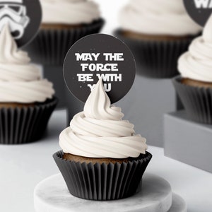 Star Wars wafer/icing cupcake toppers