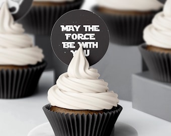 Star Wars wafer/icing cupcake toppers