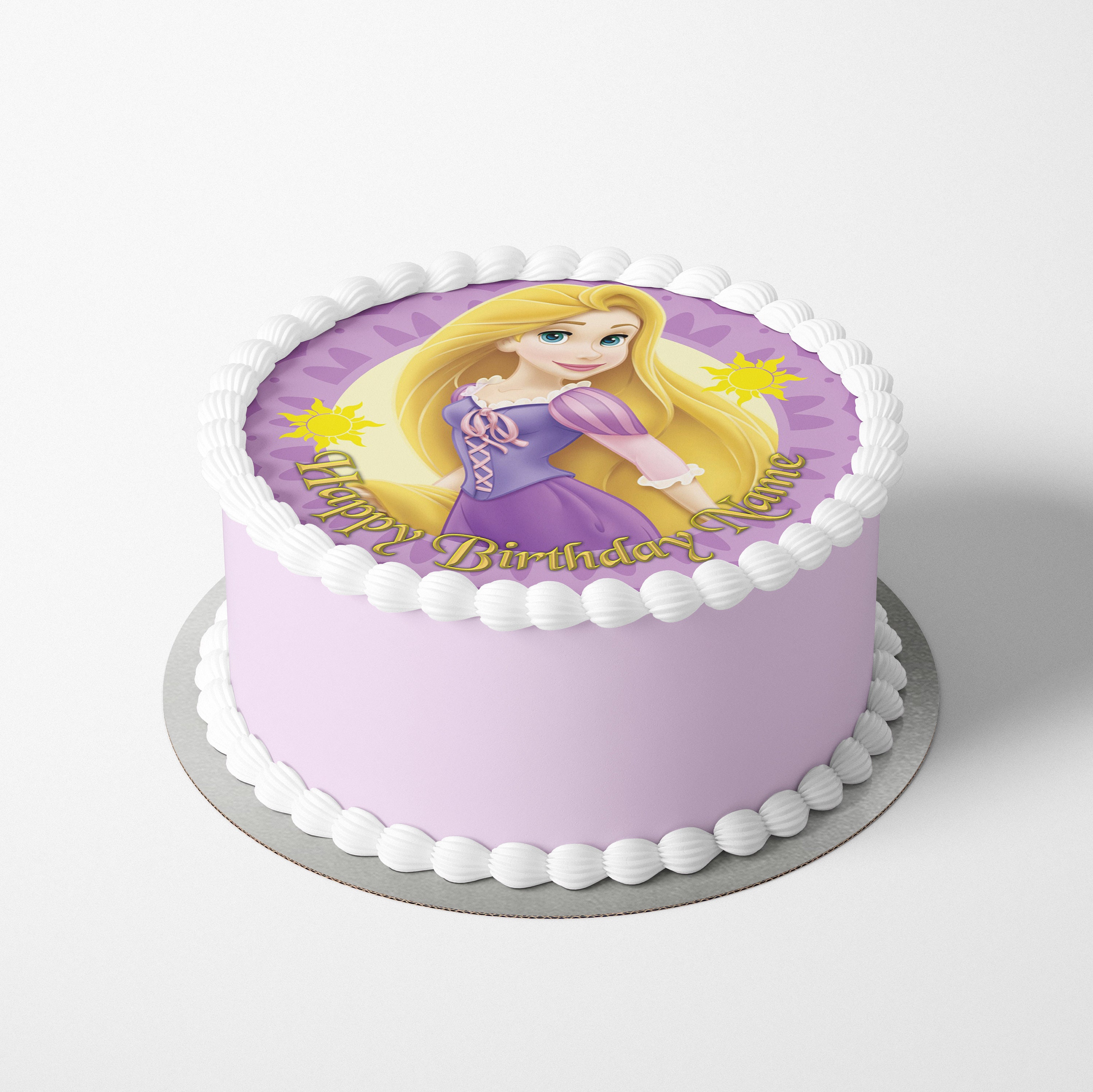 Torta Rapunzel per i 7 anni di - Pasticceria Cake Angels