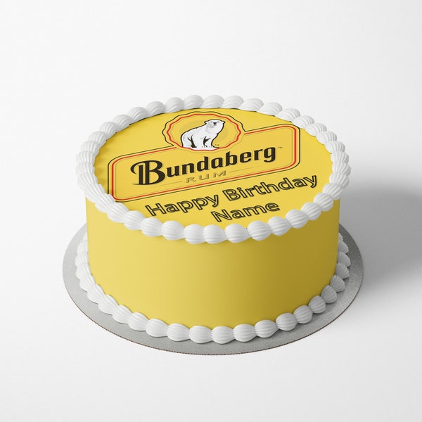 Bundaberg wafer/gâteau à glaçage topper