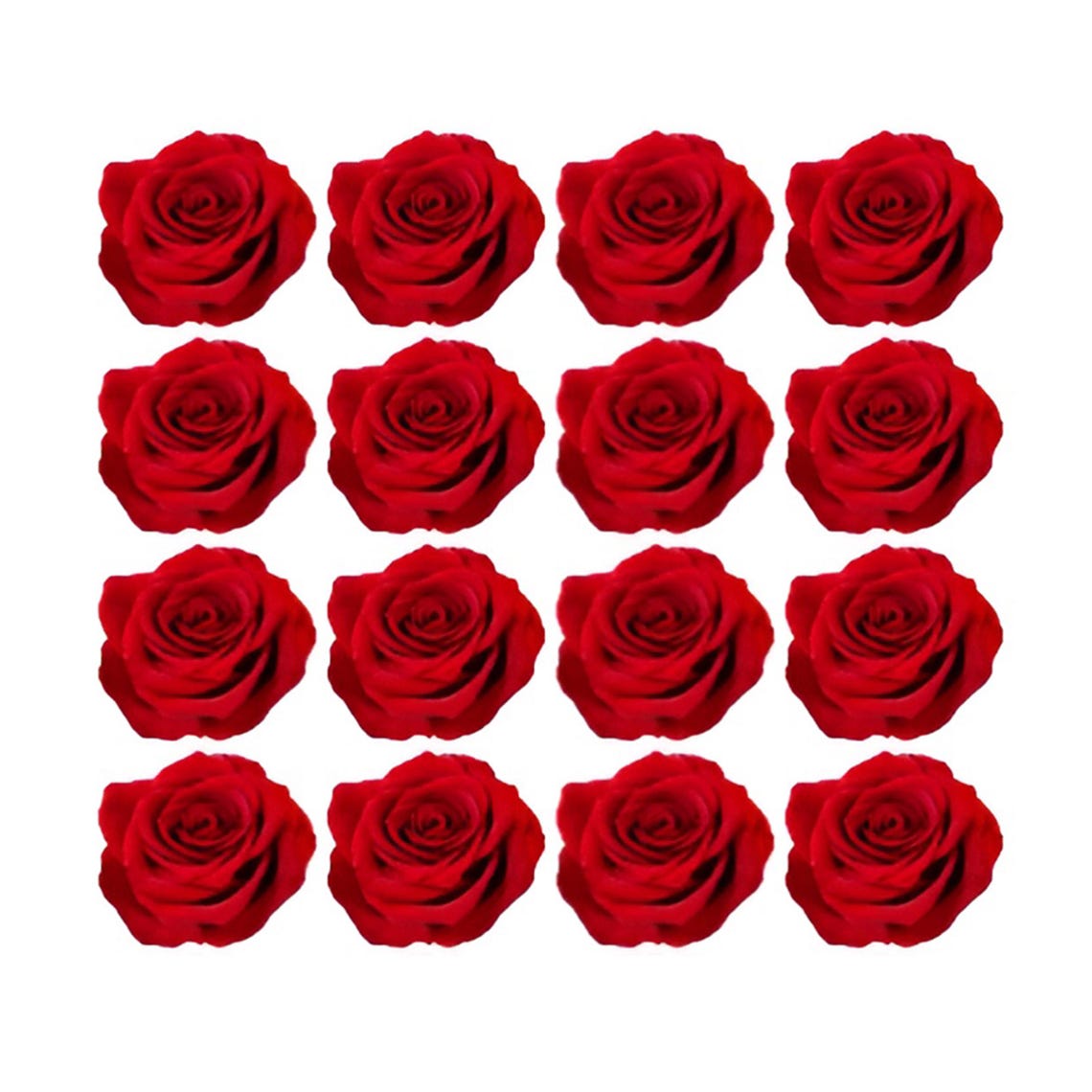 Red Roses Printable Cake Topper Red Roses Flowers Wafer/icing Cupcake Toppers - PRECUT - Etsy