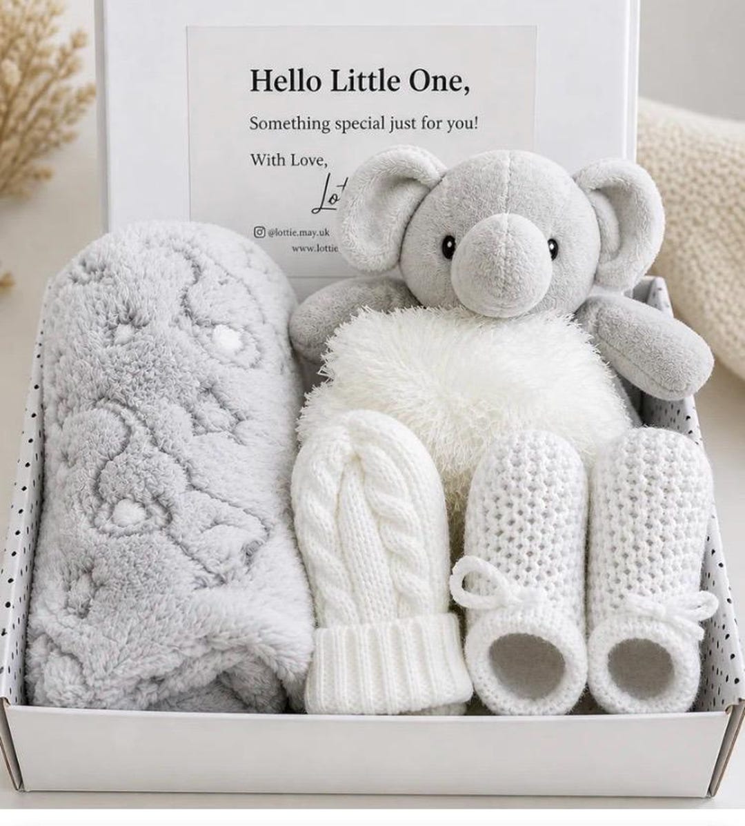 Unisex Baby Unisex Cosy Elephant Hamper Gift Set, New Mum Gift, Baby ...