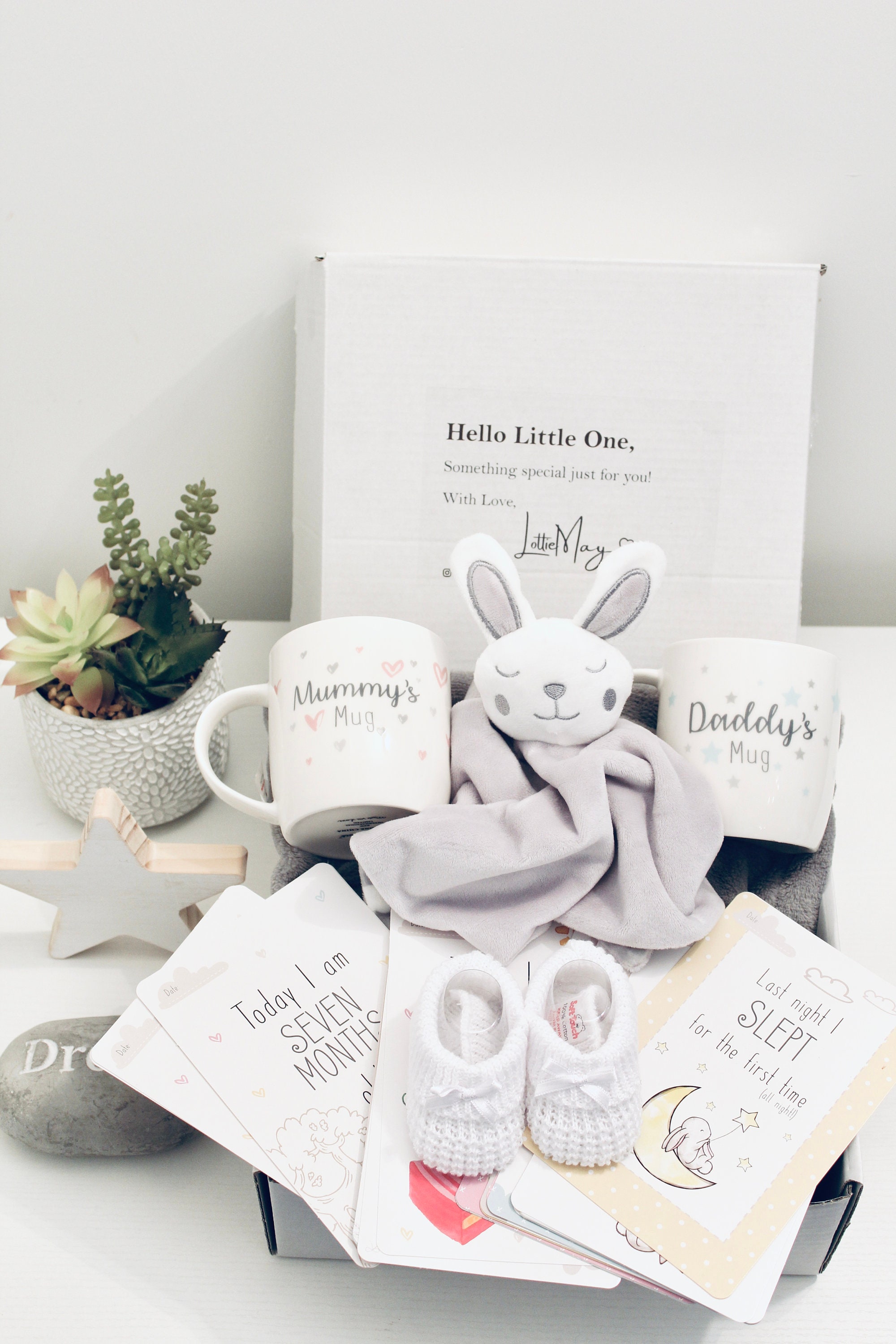 Baby Hamper , New Parents, Milestones, New Mum Gift, Baby Shower Gift ...