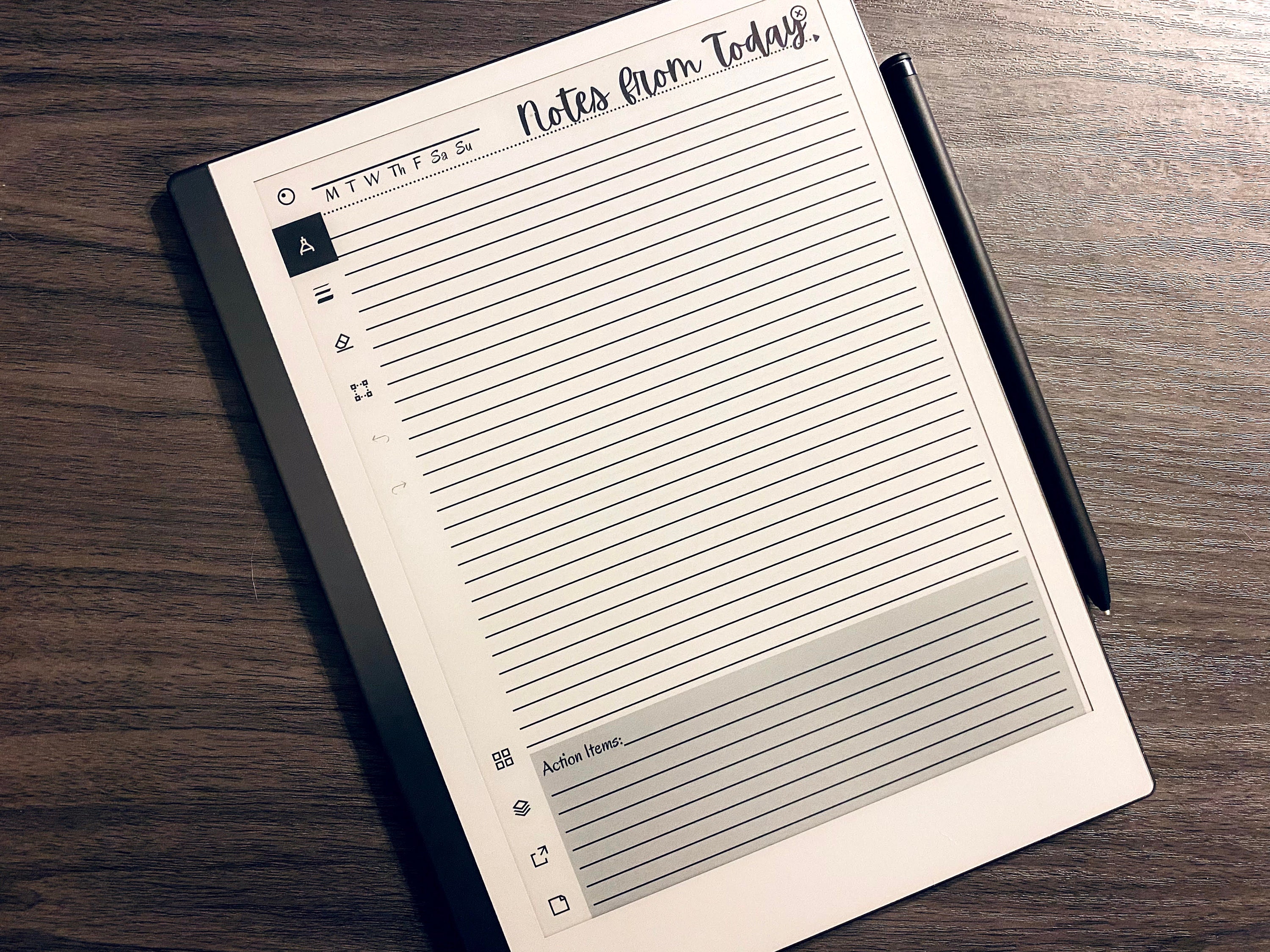 Notes From Today Journal Remarkable 1 and 2 Compatible Etsy UK