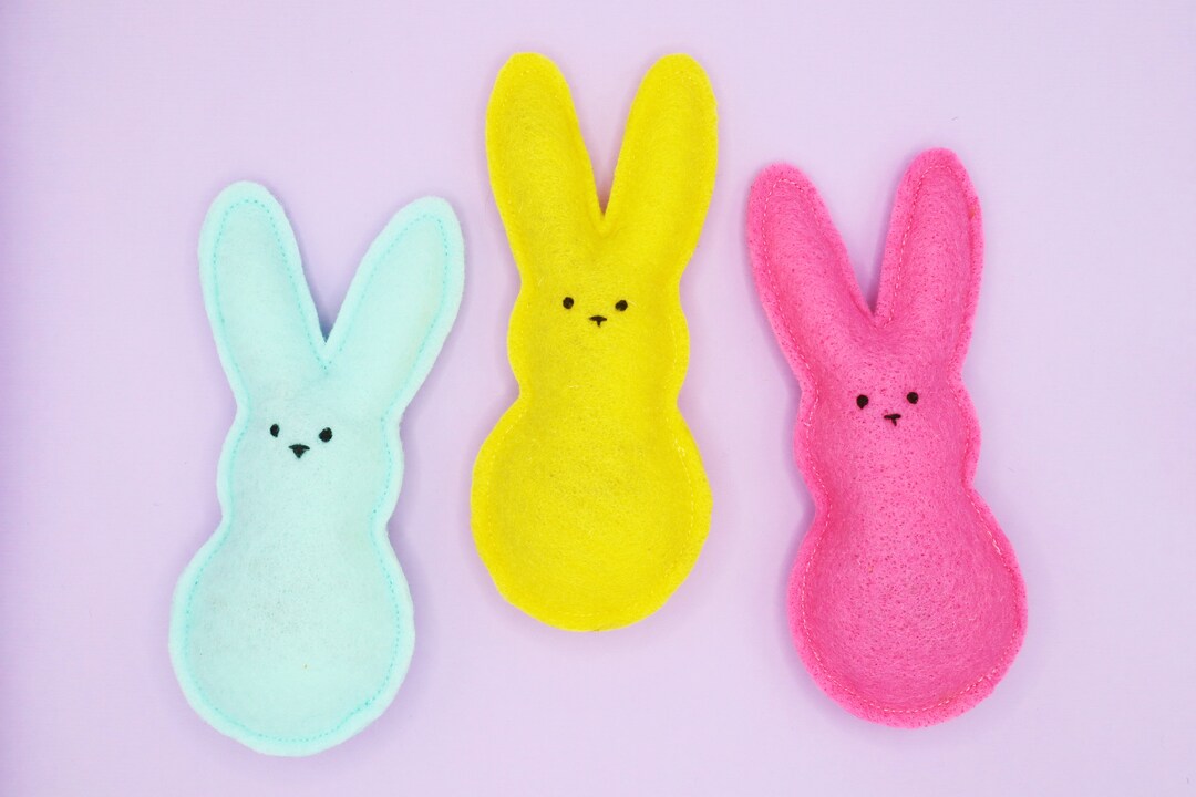 Organic Catnip Marshmallow Bunny Toy for Cats Personalized Etsy