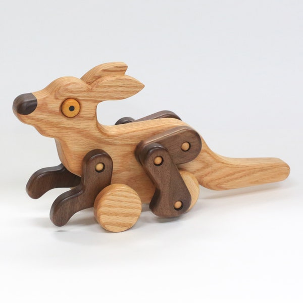 PDF PLAN : Kangaroo, Animal toys, Wooden toys, Kids toys, Toys for kids, Wooden toy, Educational toy, Plan, PDF