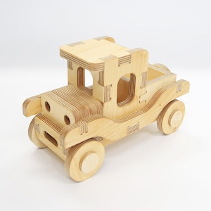 CNC & ScrollSaw PDF, DWG plan, 12mm plate and 4mm end mill, Wooden Car toys, Kids toys, Toys for kids, Wooden toy