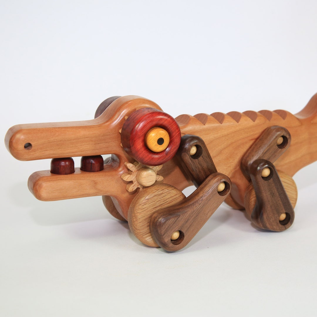 Rolling Crocodile Wooden Toy Plan: DIY Educational Toy (PDF) - Etsy