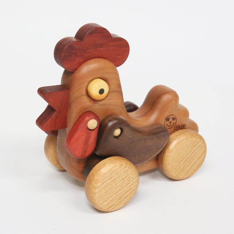 Wooden Chicken Toy Plan: DIY Animal Toy (PDF) - Etsy