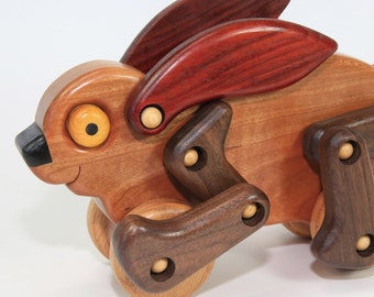 Automata Rabbit Toy Plan: Moving Wooden Toy (PDF)
