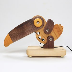 PDF PLAN : Making a bird-shaped LED stand light, Plan, pdf digital File