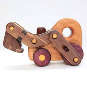 Progetto di escavatore giocattolo in legno: progetto di sega a traforo Automata (PDF)