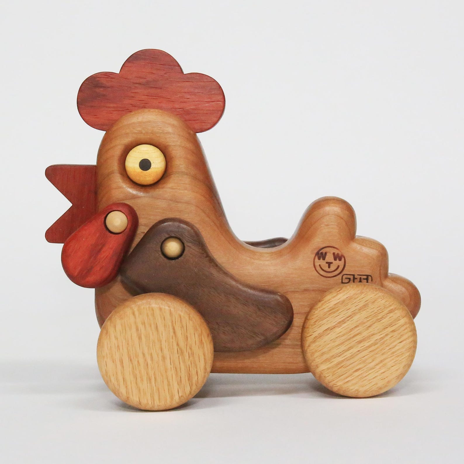 Wooden Chicken Toy Plan: DIY Animal Toy (PDF) - Etsy