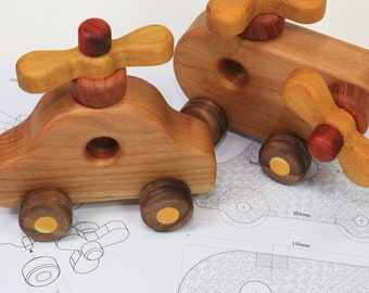 PDF PLAN : Wood toy plan Magnet Combination Wood car Toy plans PDF