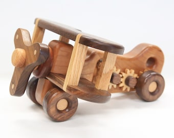PDF PLAN : Automata Airplane wooden toy PDF plan, Wooden toys, Kids toys, Toys for kids, Wooden toy, Educational toy, kinetic art