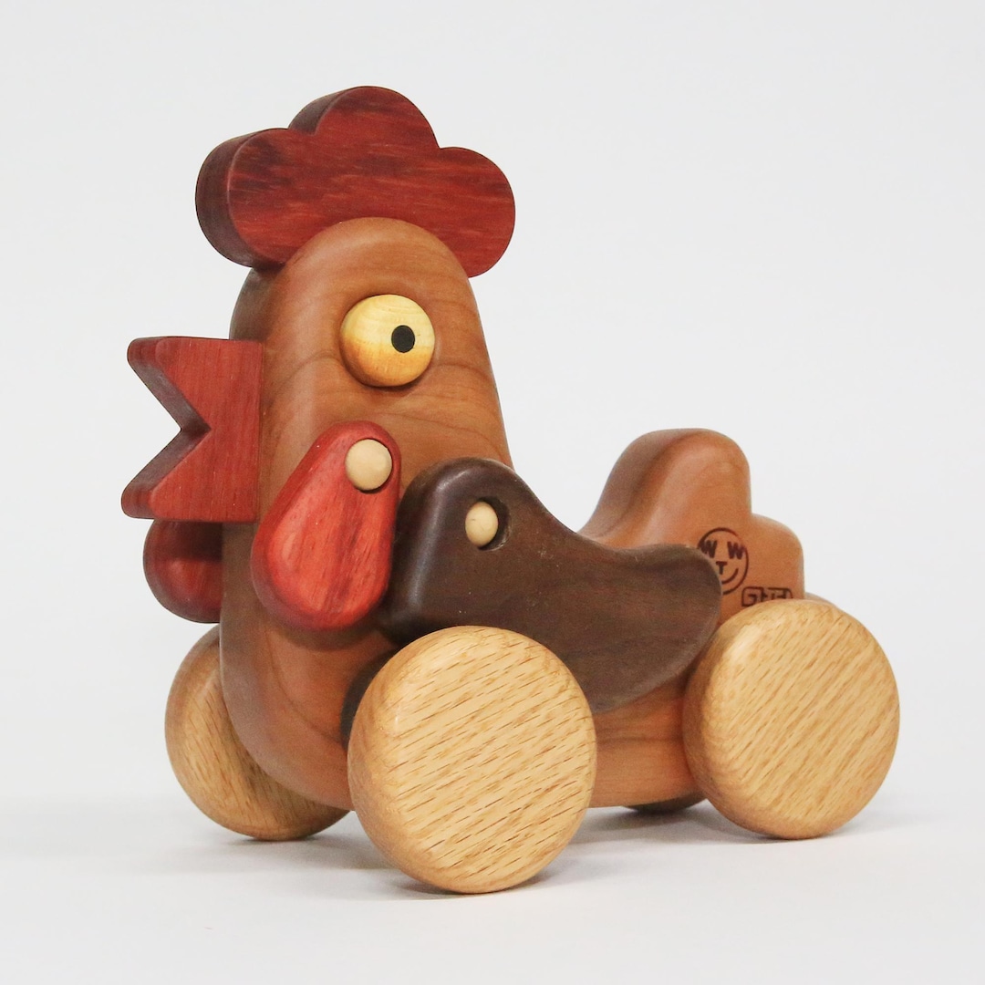 Wooden Chicken Toy Plan: DIY Animal Toy (PDF) - Etsy