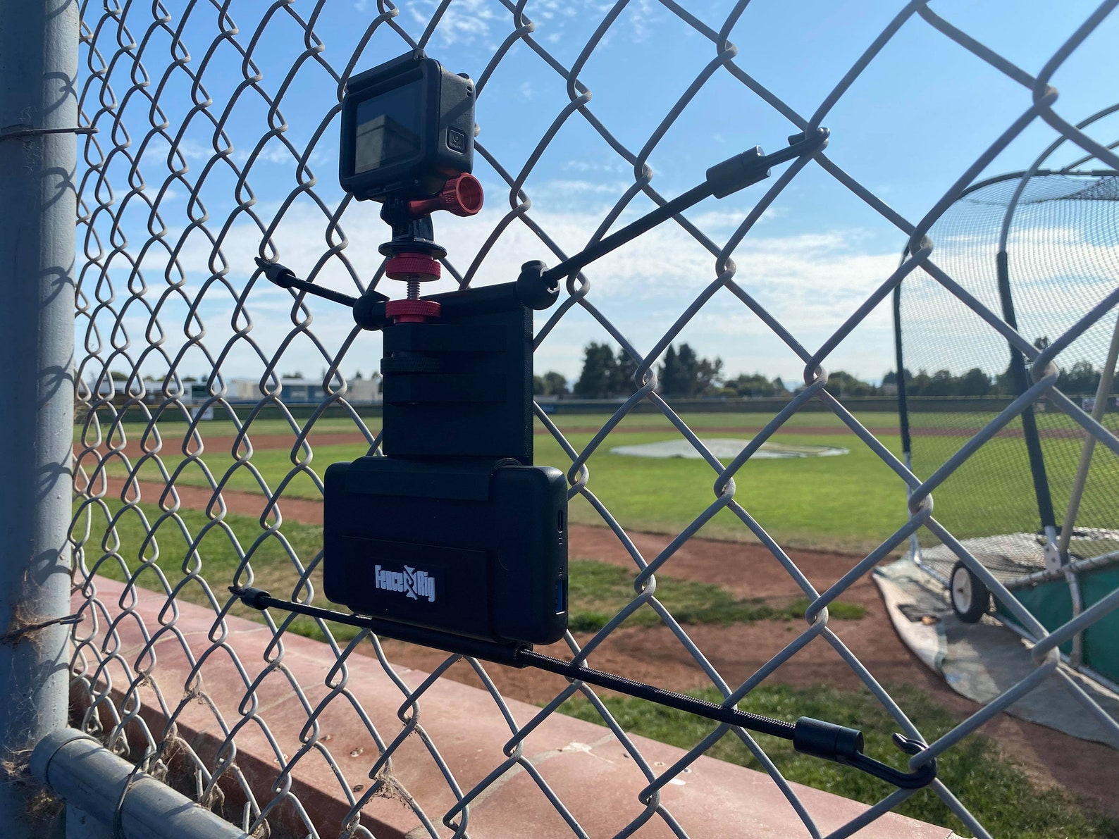 Fencerig Gopro & Phone Chain Link Fence Mount With Anker Etsy