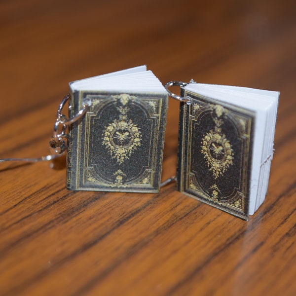 Book Earrings | Miniature Book | Quirky Handmade Earrings | Gifts for Book Lovers | Dark Academia