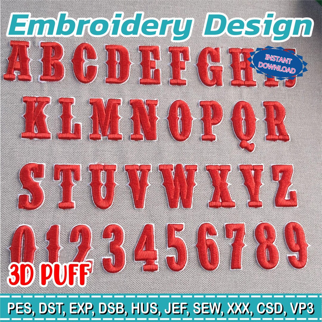Rodeo Western Alphabet Embroidery Design | Cowboy Style Letters ...
