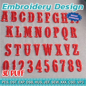 Rodeo Western Alphabet Embroidery Design | Cowboy Style Letters | Western 3D Stitch Font | Western Machine Embroidery Set