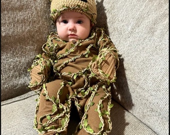 Crochet Baby Groot Hat: Handmade Guardians of the Galaxy Hat