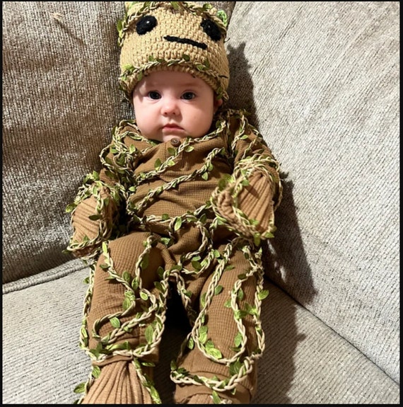 Mandrake root hat beanie baby hat Halloween hat Fall hat 