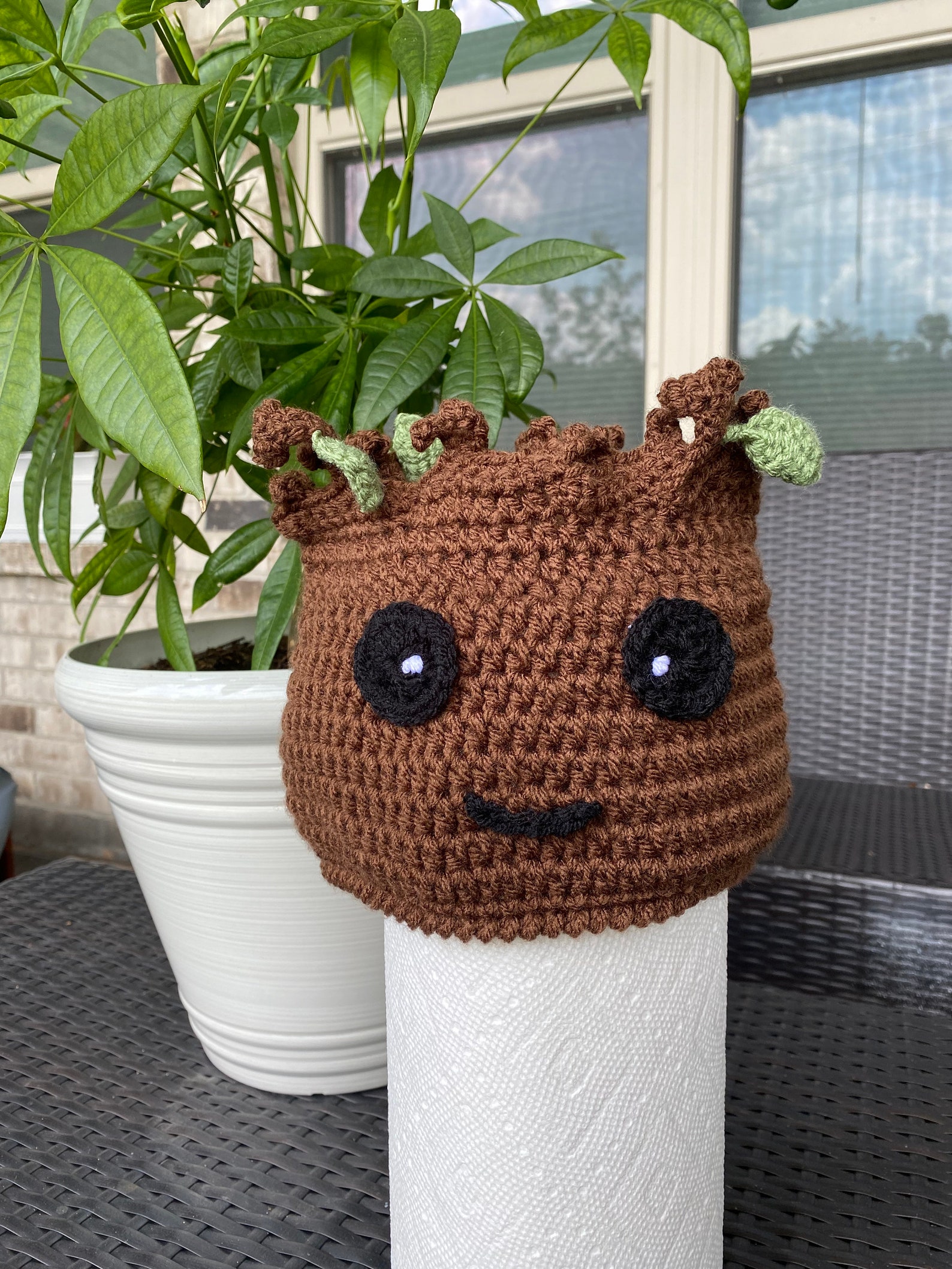 Baby Groot Hat Crochet Baby Groot Hat by Mommycraftus Etsy