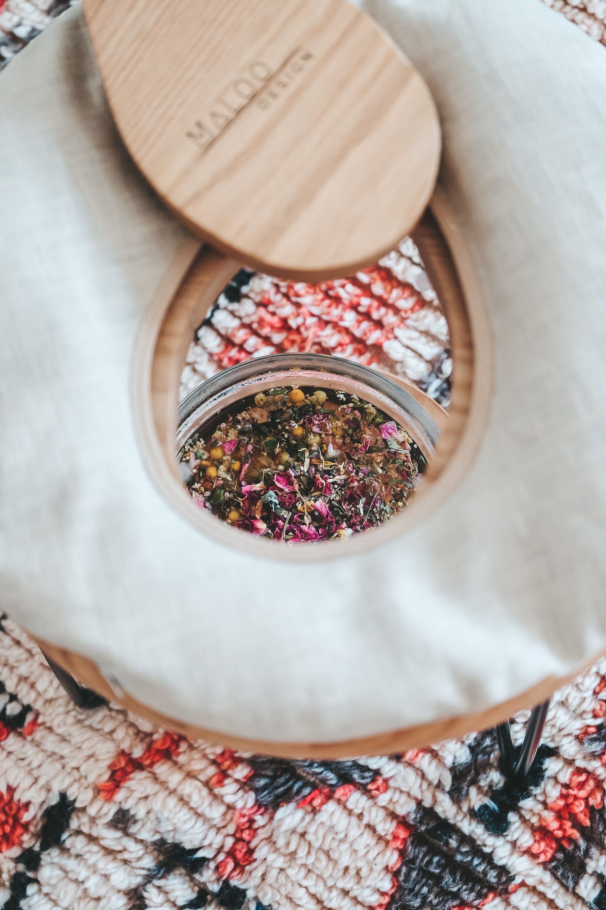 Experience comfort and relaxation with our Wooden Yoni Steam seat. — Maloo Design