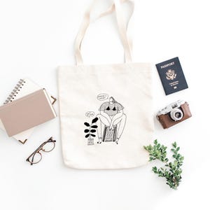 Baumwollsäckchen | Weibliche Ermächtigung | Body positiv Tasche | Handgezeichnete Illustration | Lustiges feministisches Design | Frauenpower |