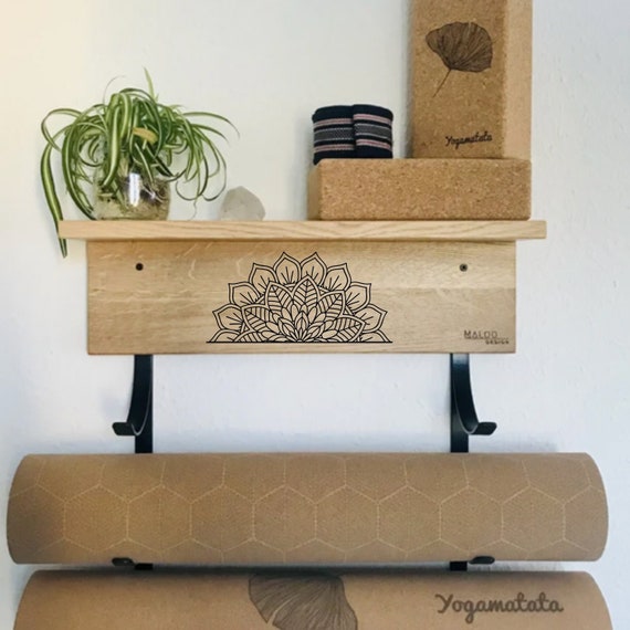 Yoga Mat Holder, Studio Gym Storage, Personalized Mat Rack, Custom Wall  Mount, Minimalist Wall Decor, Yoga Gift for Her, Pilates Equipment -   Canada