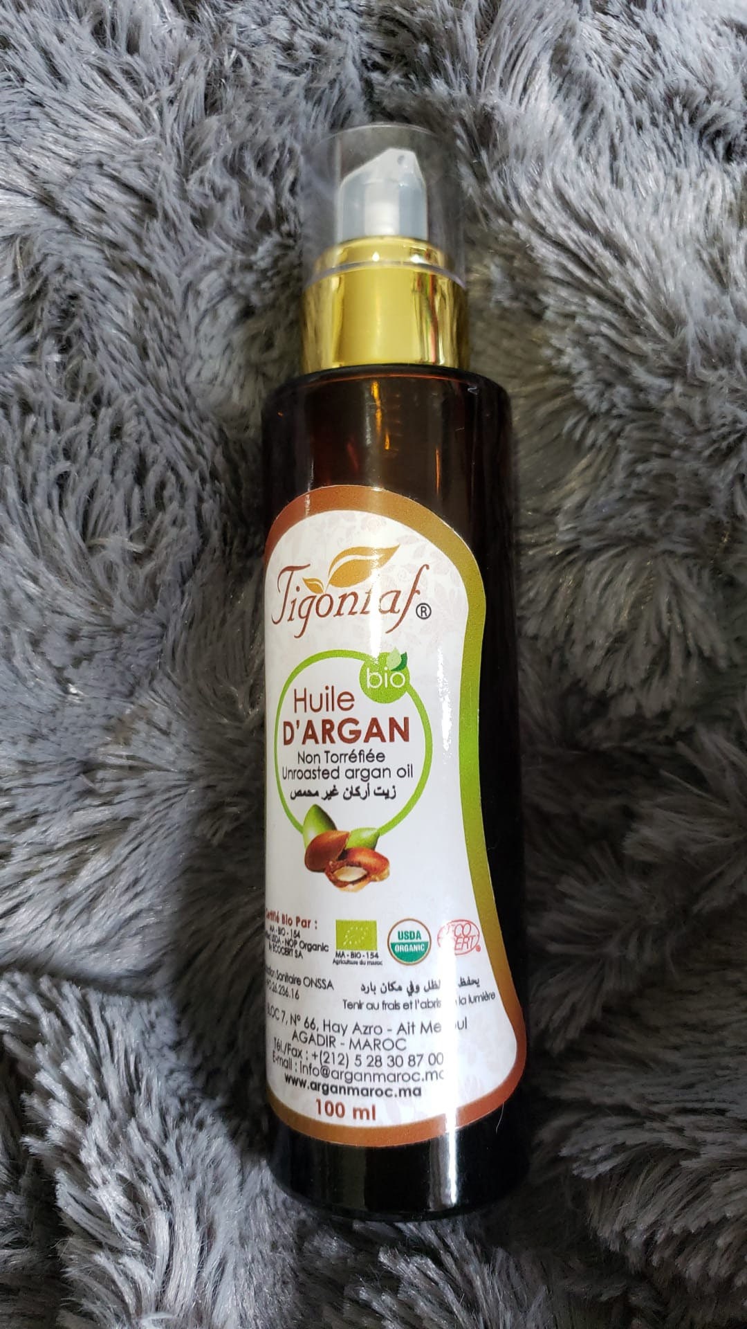 Organic Cosmetic Argan Oil, 100 Pure and Natural, Moroccan Oil, Anti