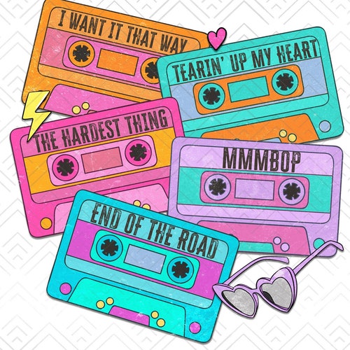 90s Country Cassette Tapes Retro Sublimations Western PNG - Etsy