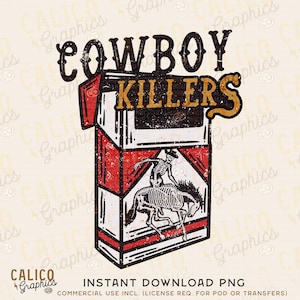 Cowboy Killers Rodeo Bronco Western Instant Digital Download | Trendy Western Designs, Western PNG files, Trendy Shirt PNG Downloads