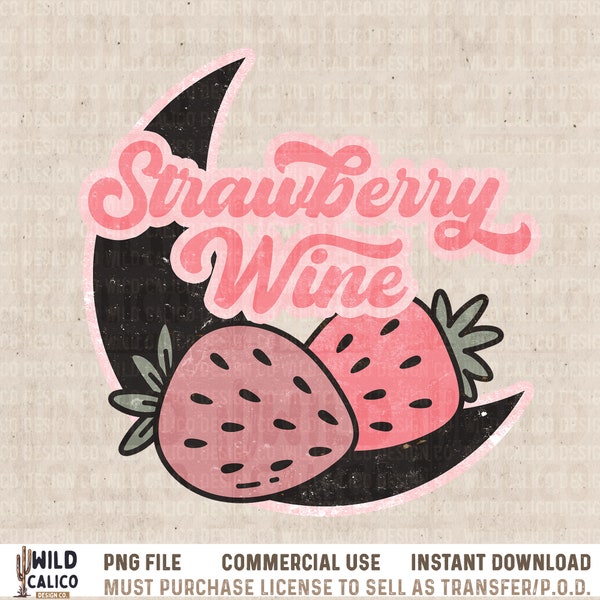 Western Moon Strawberry Wine | Retro Sublimations, Country Western PNG,  Designs Downloads, PNG Clipart, Shirt Design, Sublimation Download