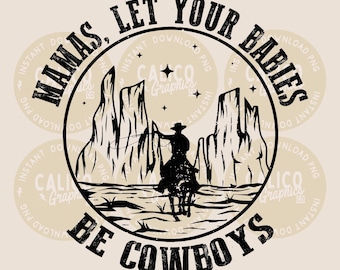 Western Cowboy Mama PNG | Instant Digital Download, Trendy Graphic