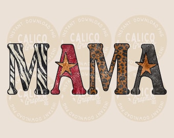Western PNG / Mama Edgy Yallternative / Impresión por sublimación DTF POD / Descarga digital