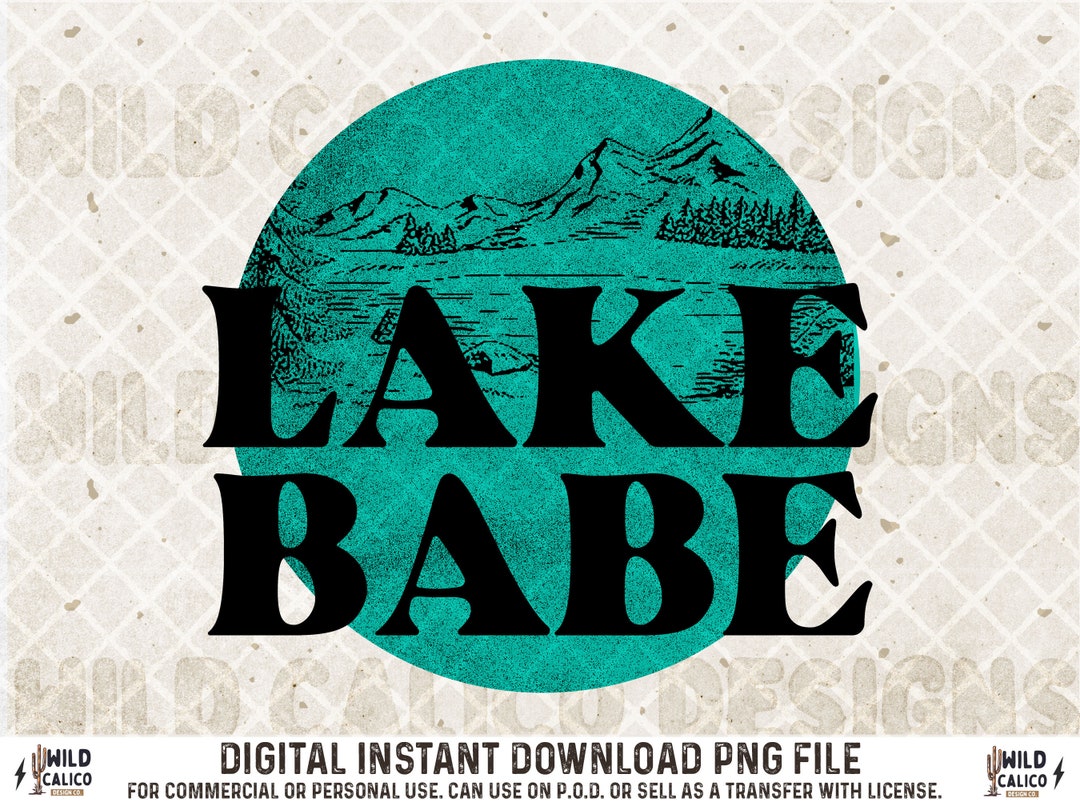 Lake Babe Retro Sublimations Vintage Sublimations Designs - Etsy