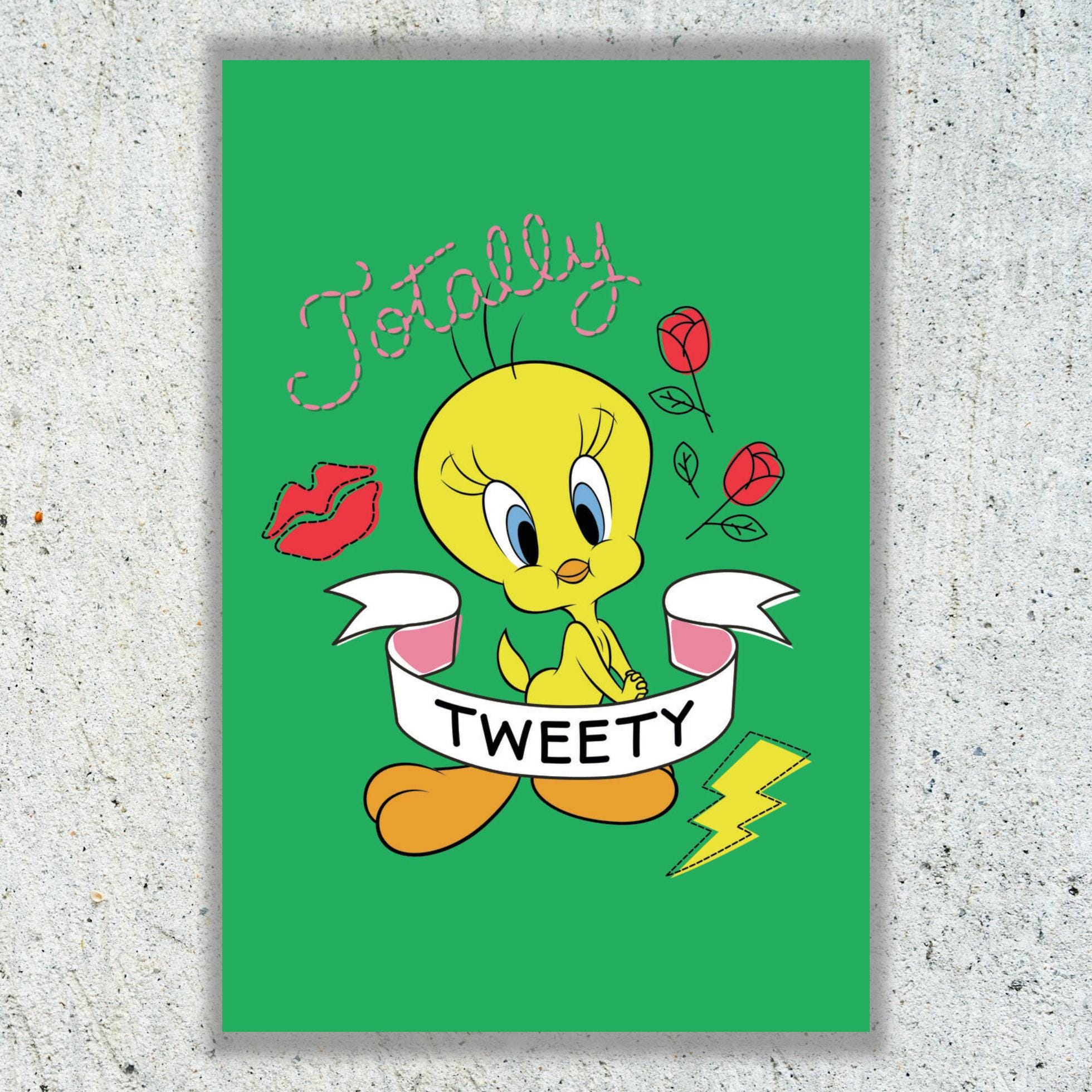 ADAM LISTER アダムリスター 版画 　Tweety トゥイーティー ADAM LISTER アダムリスター 版画 Tweety トゥイーティー
