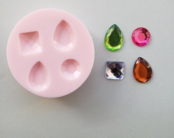 JEWELLERY SILICONE MOULD-GEMSTONE MOLD-CHOCOLATE-CAKE-EARRINGS-FONDANT-BROOCH JEWELLERY SILICONE MOULD-GEMSTONE MOLD-CHOCOLATE-CAKE-EARRINGS-FONDANT-BROOCH