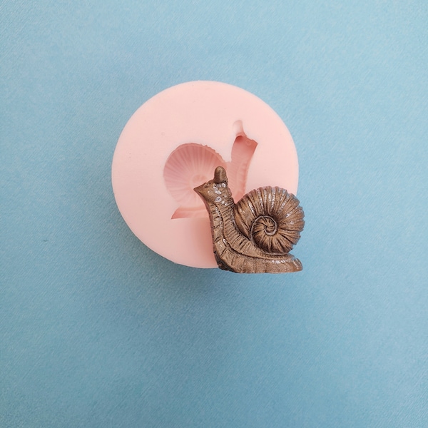 Snail Slug Bug Silicone Rubber Mold for Resin, Cake, Candy, Fondant, Baking, Jewelry, Chocolate, Clay, Charms, Soap Molds, Animal Molds A287
