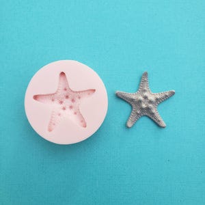 Knobby Starfish Nautical Ocean Animal Silicone Mold for Resin,   Polymer Clay, Gypsum, Wax, Jewelry,  Soap, A590