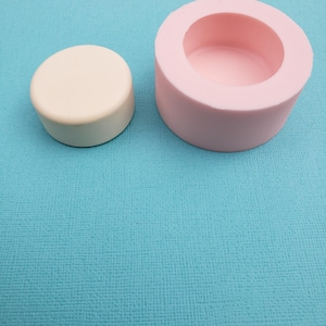 Mini Small Round Soap Silicone Mold for Resin, Polymer Clay, Gypsum, Wax, Jewelry, Soap